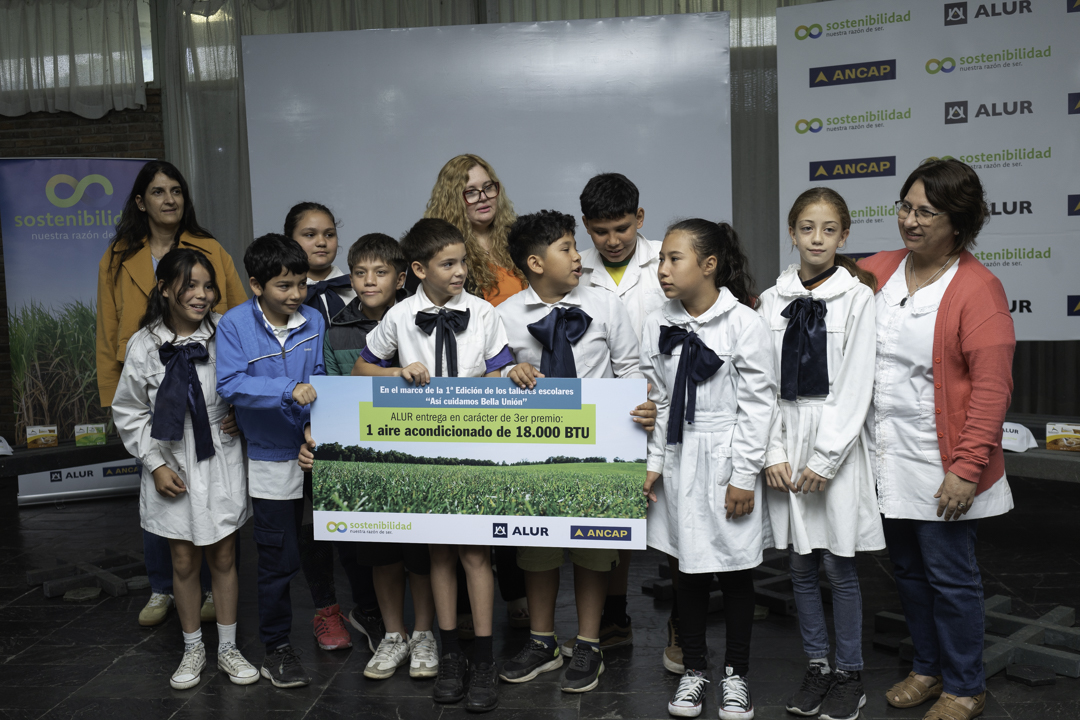 ALUR y Campo Limpio realizaron cierre de talleres escolares "Así cuidamos Bella Unión"